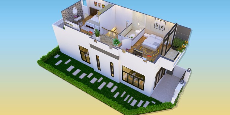 nhà phố bella villa