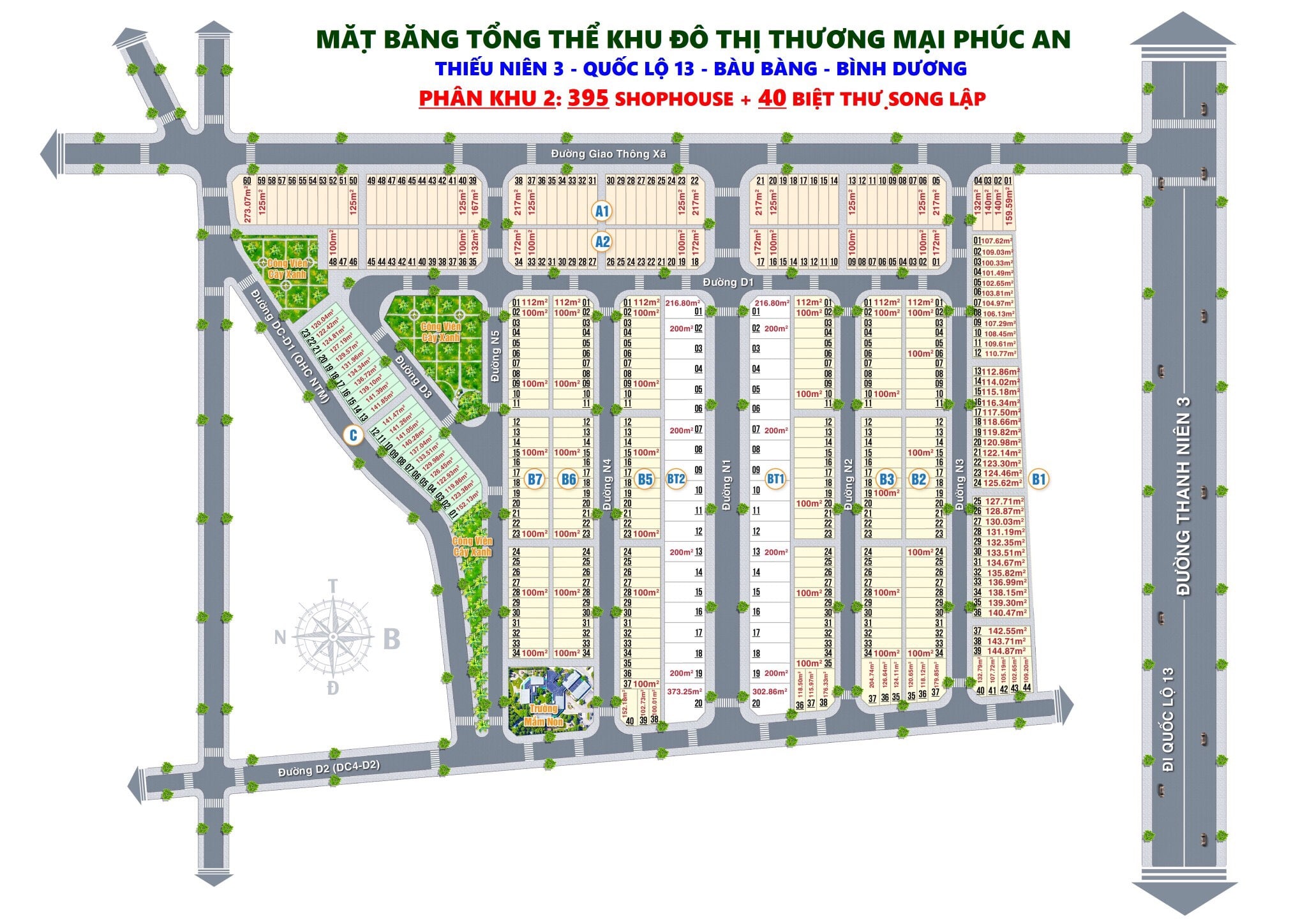 sơ đồ dự án phúc an ashita - trần anh group
